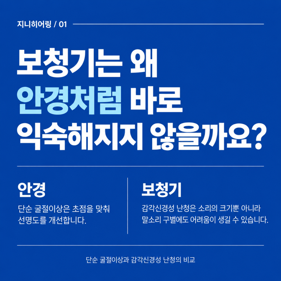 안경은 바로 잘보이지만, 보청기는 적응 기간이 긴 이유!(화성보청기) — 원문 이미지 2