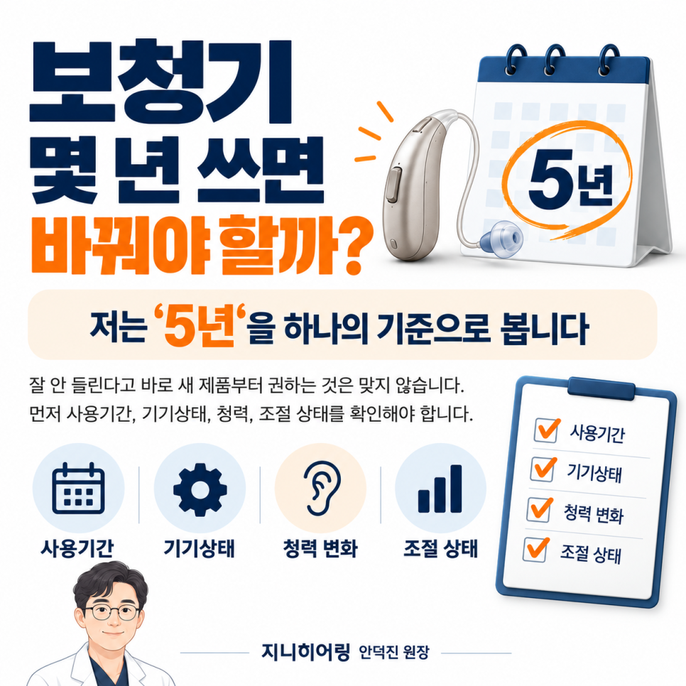 보청기 교체 시기, 몇 년 쓰면 바꿔야 할까요? (5년이 중요한 이유!) — 원문 이미지 2